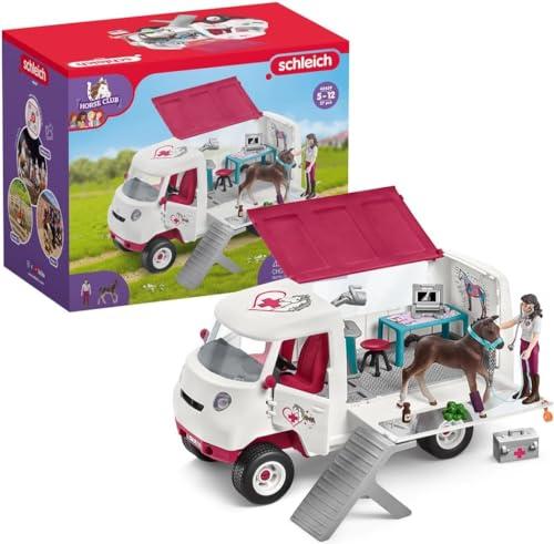 Produktbild Schleich Mobile Tierärztin mit Hannoveraner Fohlen