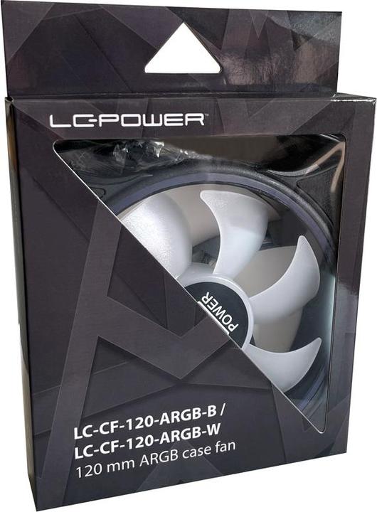 Immagine prodotto LC-Power LC-CF-120-ARGB-B Ventola nera da 120 mm 12x12CM al dettaglio (120 mm, 1 x)