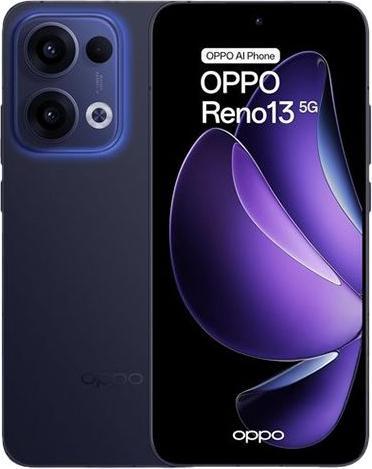 Immagine prodotto OPPO Reno 13 (256 GB, Luminous Blue, 6.59", Doppia SIM, 50 Mpx, 5G)