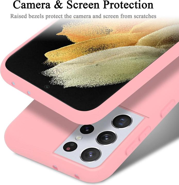 Actual product image Cadorabo TPU Liquid Silicone Case Cover (Samsung Galaxy S21 Ultra)