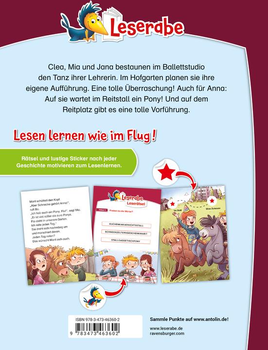 Produktbild Ravensburger Leserabe - Sonderausgaben: Freundinnengeschichten zum Lesenlernen (Deutsch, Barbara Peters, Marlene Jablonski, Larisa Lauber, Ramona Wultschner, 2024)