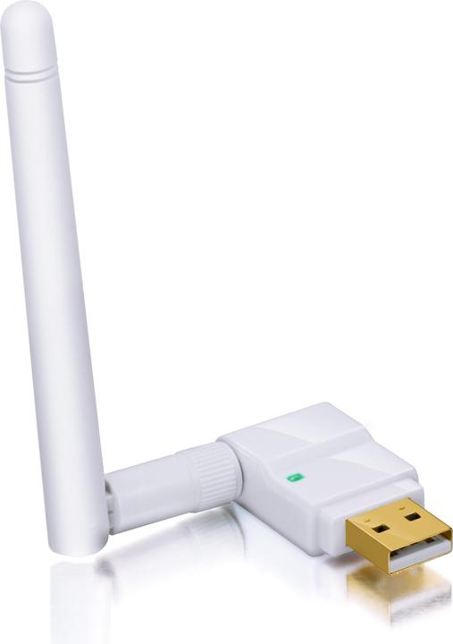 CSL Adattatore WLAN USB, chiavetta WLAN WiFi, 300 Mbit/s, con antenna staccabile, chiavetta USB 2.0 (USB 2.0)