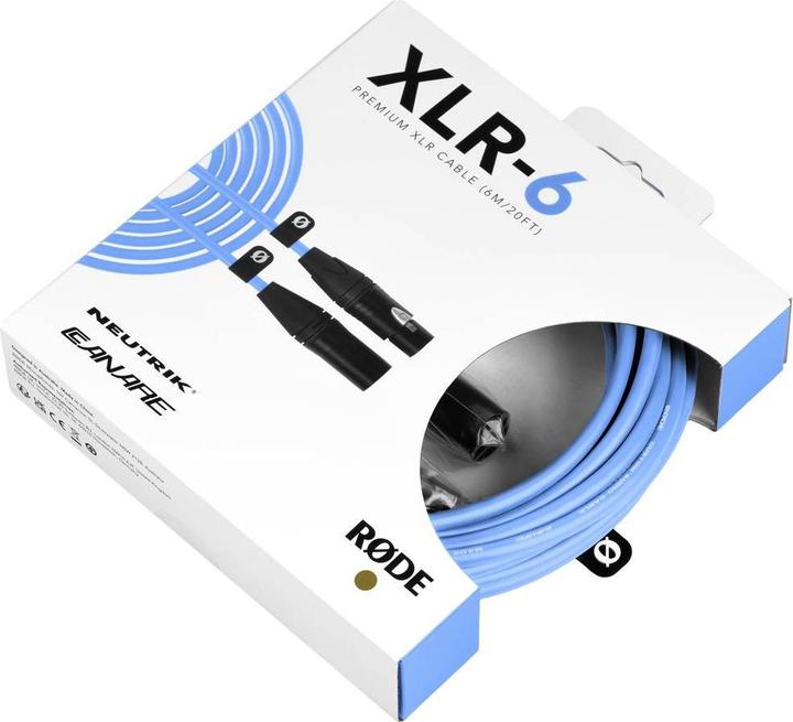 Actual product image RØDE XLR-6 Blue (6 m, XLR)