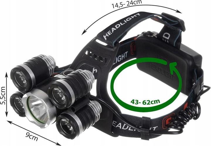 Produktbild PRO-mounts Scheinwerfer 5 x led t6 cree