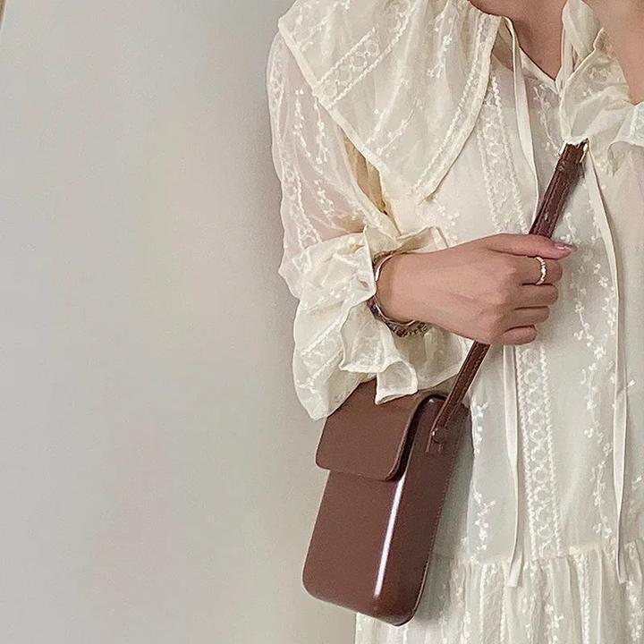 Image du produit Only-Bags.Store Rabat Crossbody Sacs Mini PU Sacs à bandoulière en cuir et sacs à main Téléphone simple fixe