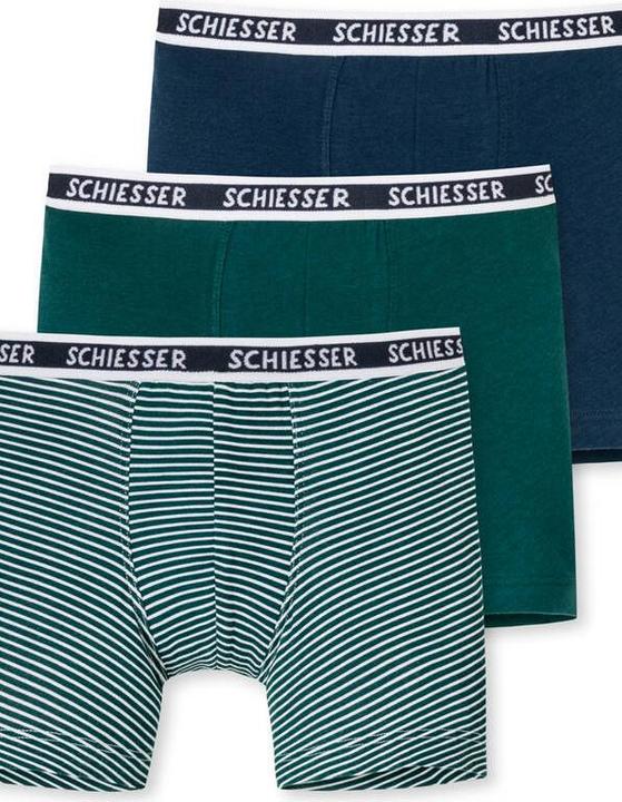 Immagine prodotto Schiesser Boxer in tessuto dal taglio casual e confortevole (104, confezione da 3)