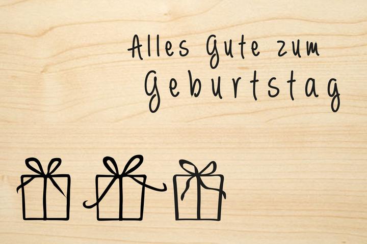 Image du produit Die Laserei So Hot Cartes de voeux en bois (6 pcs)