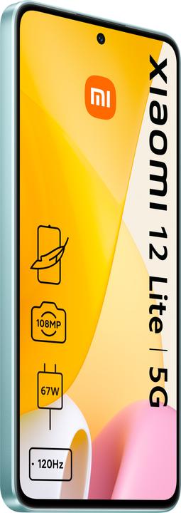 Actual product image Xiaomi 12 Lite 5G (128 GB, Lite Green, 6.55", Dual SIM, 108 Mpx, 5G)