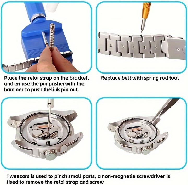 Image du produit PhoneLook Kit outils réparation montre (147 pièces) set d'horloger complet