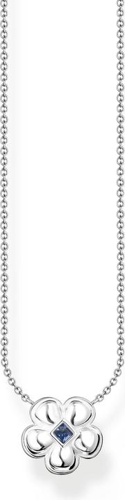 Immagine prodotto Thomas Sabo Collana fiore con pietra blu in argento (Smalto, Argento 925, 40 - 45 cm)