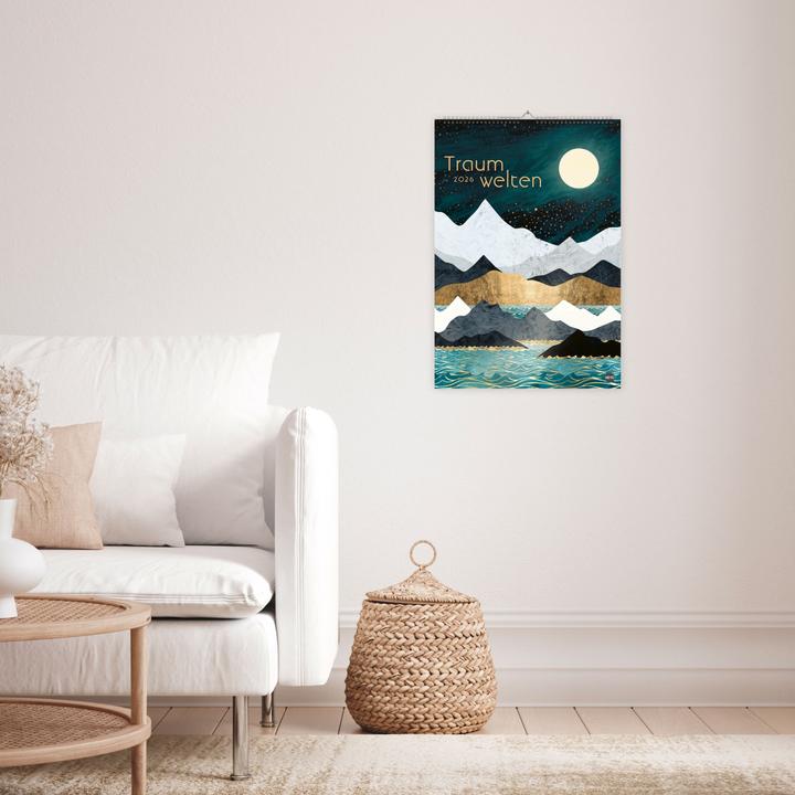 Actual product image Traumwelten Posterkalender 2026 (German)