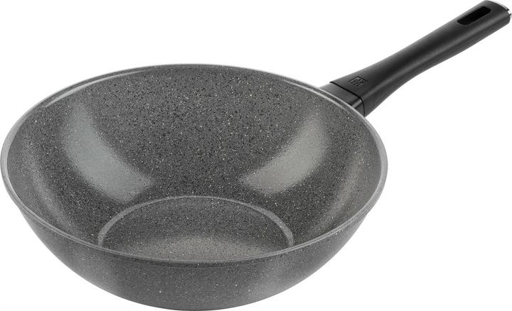 Produktbild Zwilling - Terreno Plus Ceramic Wok - Gray - 28 cm (28 cm, Wok Pfanne, Aluminium)