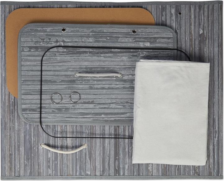 Actual product image Relaxdays Laundry Hamper, 2 Compartments (95 l)