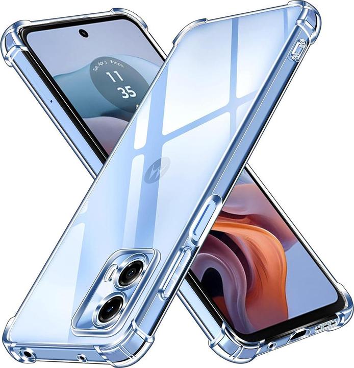 Image du produit Techsuit - Shockproof Clear Silicone - Motorola Moto G34 / Moto G45 - Clear (Motorola Moto G34, Motorola Moto C)