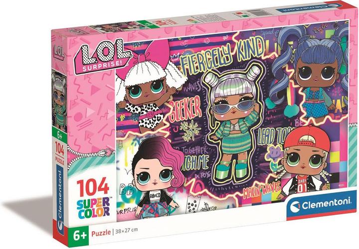 Immagine prodotto Clementoni Supercolor LOL Puzzle 104 pezzi Cartoni animati (104 pezzi)