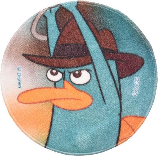 Actual product image Disney Phineas and Ferb Agent P Round towel (15 x 15 cm)