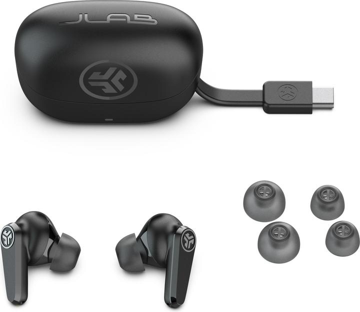 Image du produit JLab Audio JLAB Go Pop ANC TWS Headphones black (ANC, 26 h, Sans fil)