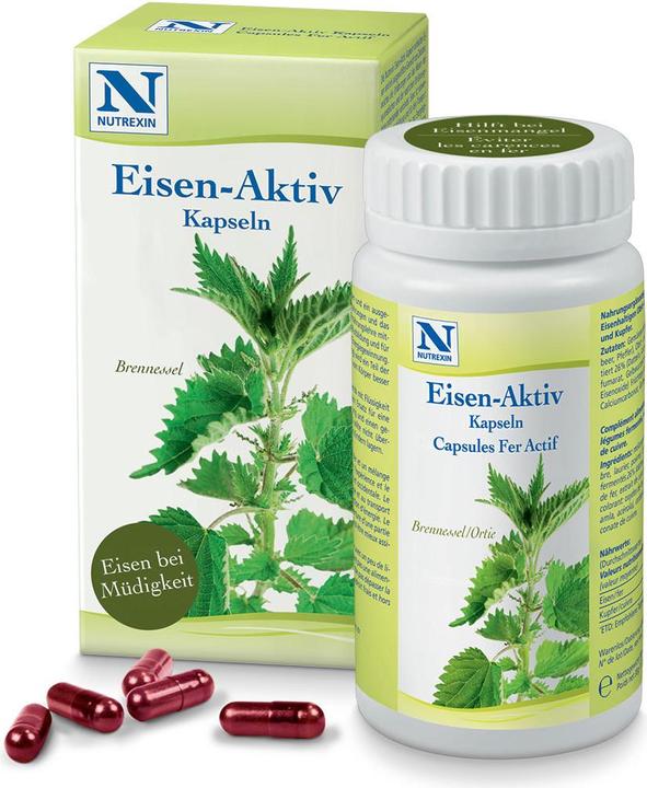 Actual product image Nutrexin Iron Active (120 Caps) (120 Piece, Capsules, 100 g)