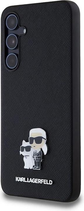 Produktbild Karl Lagerfeld KLHCSA55SAKCNPK A55 A556 hardcase czarny/black Saffiano Karl&Choupette Pin (Samsung Galaxy A55)