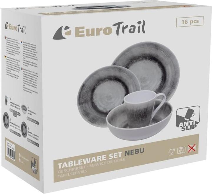 Produktbild Eurotrail Tischsgeschirr NEBU - 16 Teilig - Anti-Slip (16 Stück)