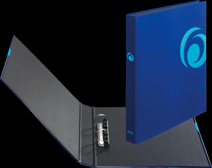 Produktbild Herlitz Ringbuch maX.file Fresh Colour, A4, 2-Ring-Mechanik blau, Combimechanik, Rückenbreite: 40 mm, Füllh (A4, 40 mm, 1 Stück)