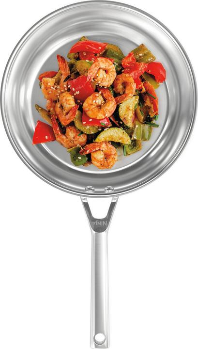 Productafbeelding Ninja NIA potenset 5t.EverCl.ES w.GD (24 cm, Kookpotten en pannenset, Roestvrij staal)