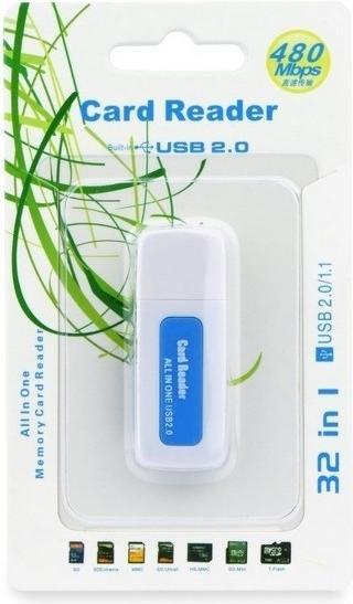 Actual product image No Name Czytnik kart pami?ci SDHCSDMMCRS-MMC Mini SDadapterMicro SDadapterTFadapterXDMSM (USB 2.0)