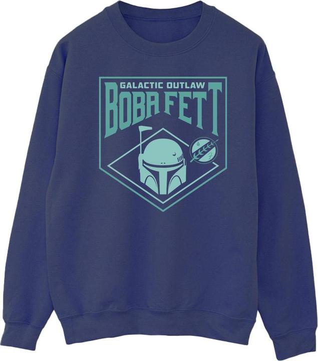 Star Wars The Book Of Boba Fett Galactic Helm Chest Sweatshirt