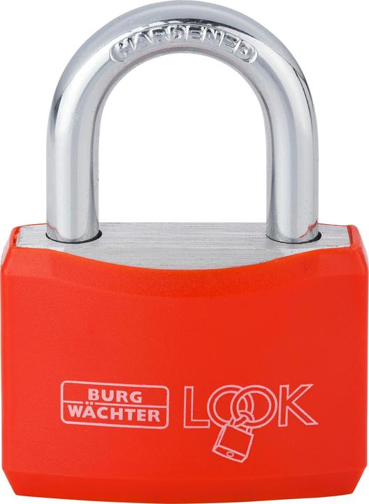 Produktbild Burg Wächter Zylinder-Vorhangschloss Look 402 Bügelstärke 6,3mm Bügelweite 20,7mm, Bügelhöhe 22,6mm
