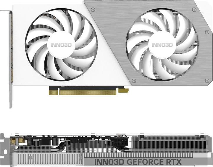 Actual product image Inno3D RTX4060 TI Twin X2 OC WHITE 16GB GDDR6 HDMI 3xDP (16 GB)