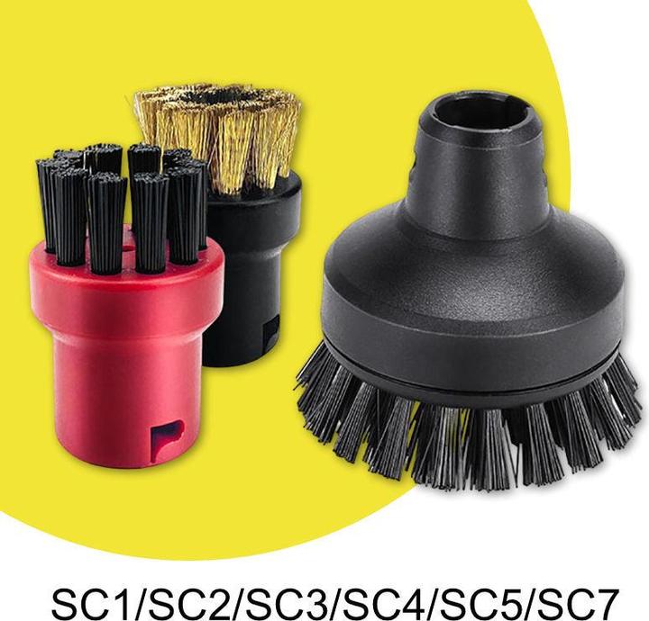 Image du produit Hermex 5-tlg. Alternatives Bürsten-Set für Kärcher Dampfreiniger SC1/SC2/SC3/SC4/SC5/SC7