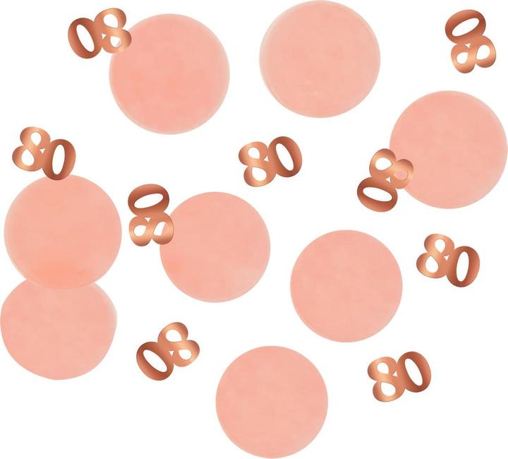 Immagine prodotto Folat Confetti Elegant Lush Blush 80 Years - 25 grammi