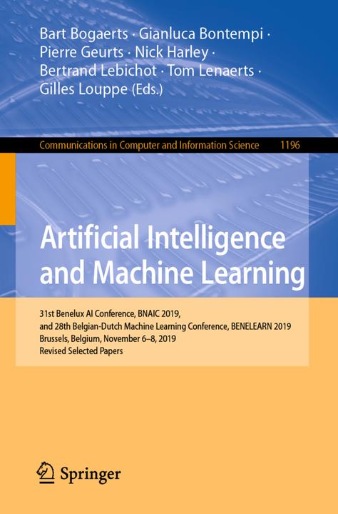 Produktbild Artificial Intelligence and Machine Learning (Gianluca Bontempi, Bart Bogaerts, Gilles Louppe, Bertrand Lebichot, Pierre Geurts, Nick Harley, Tom Lenaerts, 2021)