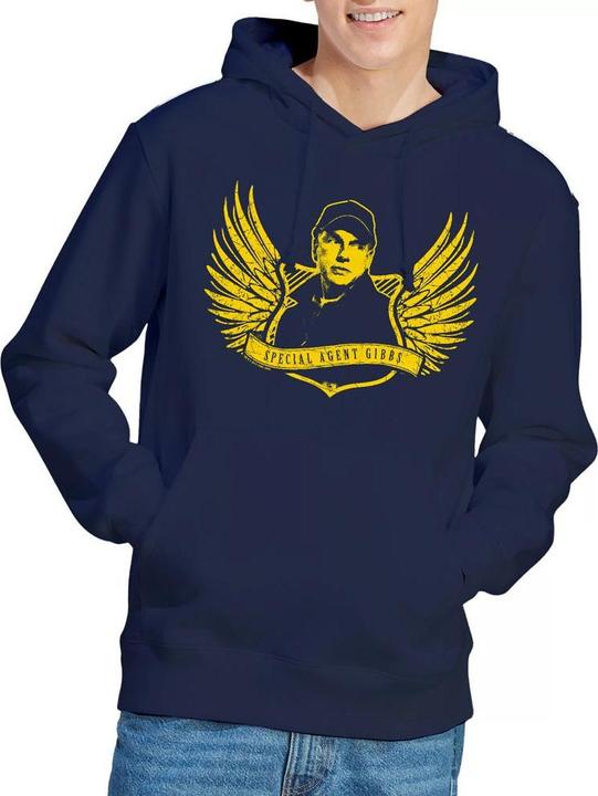 Immagine prodotto Ncis Go Navy Felpa con Cappuccio Uomo (L)