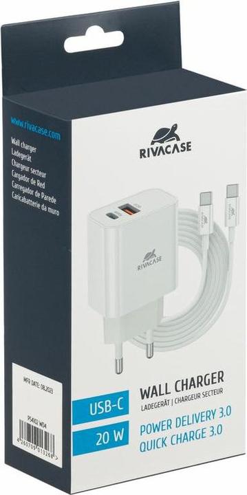 Image du produit Rivacase APPAREIL MOBILE WALL/WHITE PS4102 WD4 (20 W)