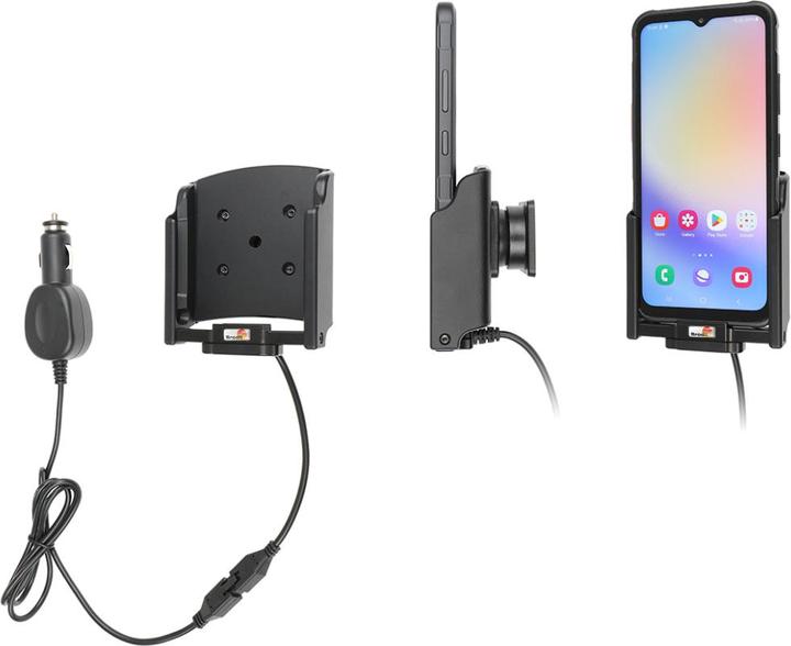 Produktbild Brodit Halter Aktiv USB, 12/24V, für SAMSUNG Galaxy XCover 7 (Ladung über Pogo-Pins)
