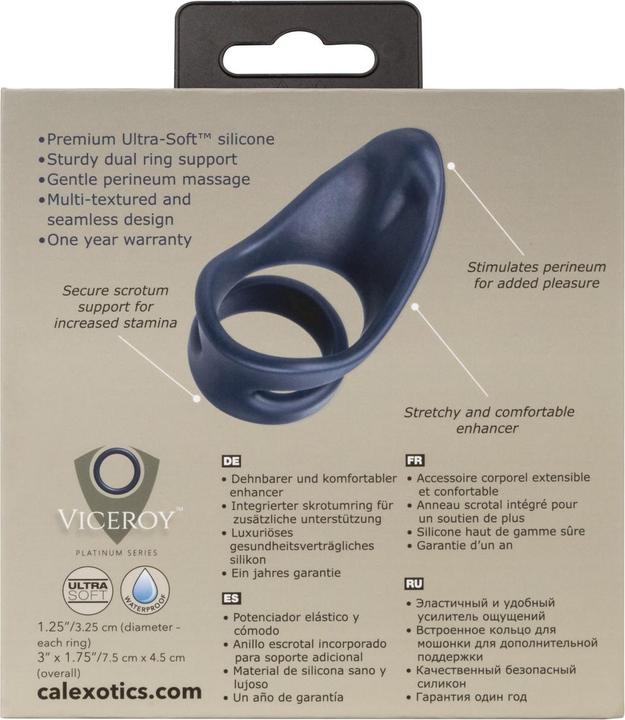Actual product image CalExotics Viceroy™ Perineum Dual Ring (3.25 cm)