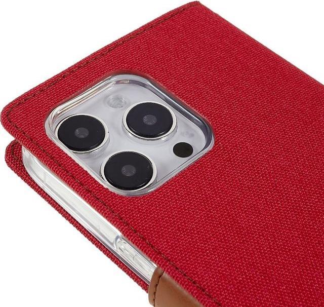 Actual product image Goospery Canvas Diary Series (Apple iPhone 14 Pro)