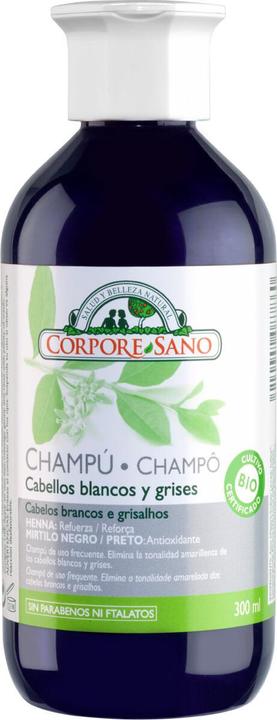 Image du produit Corpore Sano Shampooing pour cheveux gris-blanc 300ml (300 ml, Shampoing liquide)