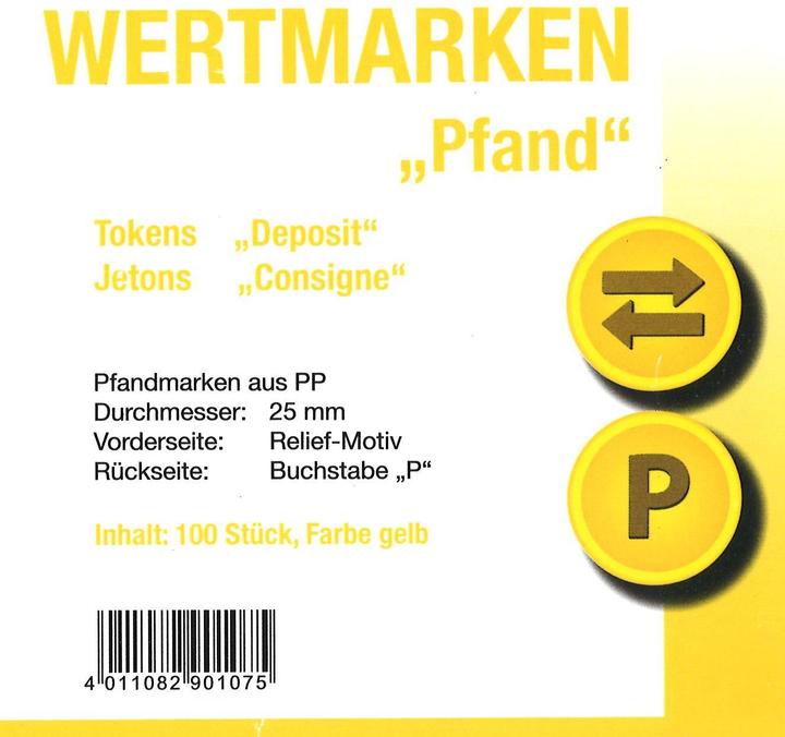 Produktbild W&A Jetons Wertmarken Pfand