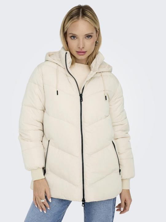 Immagine prodotto Only Giacca trapuntata con cappuccio Cappotto trapuntato (L)