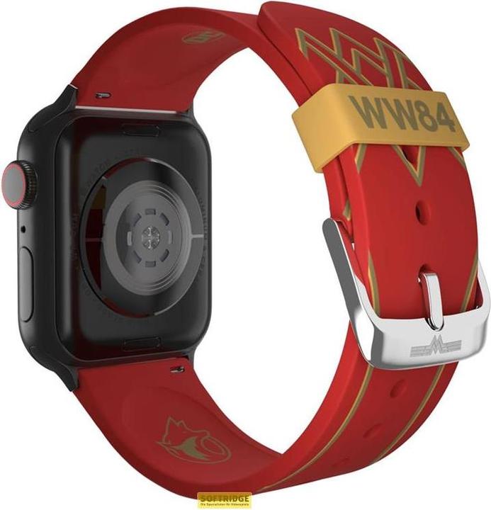 Actual product image Moby Fox DC Comics bracelet pour smartwatch Wonder Woman 1984: Crimson Armor (Silicone)