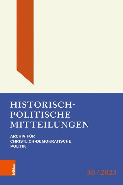 Actual product image Historisch-Politische Mitteilungen (German, Christopher Beckmann, 2024)
