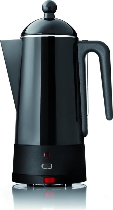 C3 Design Eco - electric percolator - black (0.90 l)