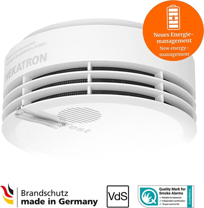 Image du produit Hekatron Détecteur de fumée Genius Plus In. VDS, certifié Q-Label