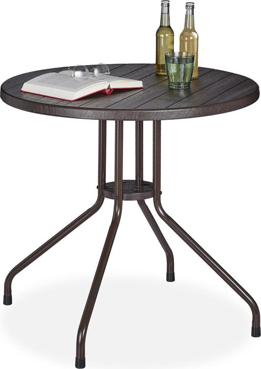 Actual product image Relaxdays garden table (80 cm)