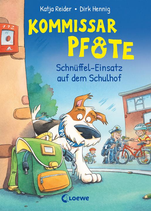 Produktbild Kommissar Pfote (Band 3) - Schnüffel-Einsatz auf dem Schulhof (Deutsch, Dirk Hennig, Loewe Erstes Selberlesen, Katja Reider, 2021)