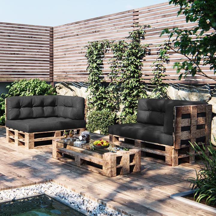 Produktbild Vicco Palettenkissen Set (120 x 80 x 15 cm, 120 x 40 x 20 cm, 60 x 40 x 20 cm)