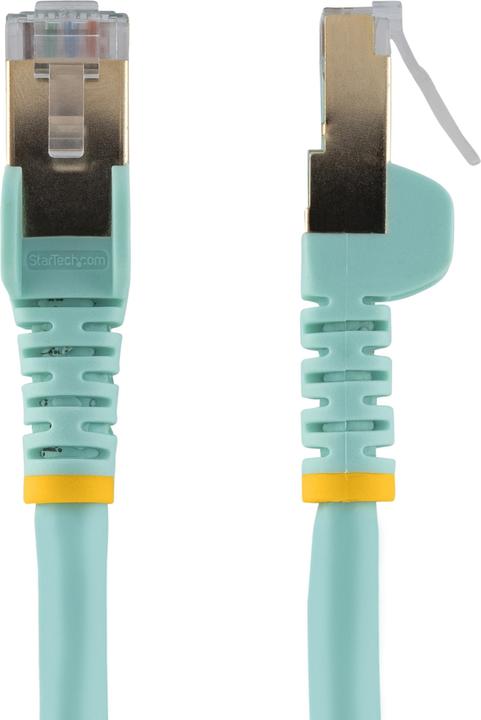 Image du produit StarTech Câble de brassage Cat6a 1m Aqua (U/FTP, CAT6a, 1 m)