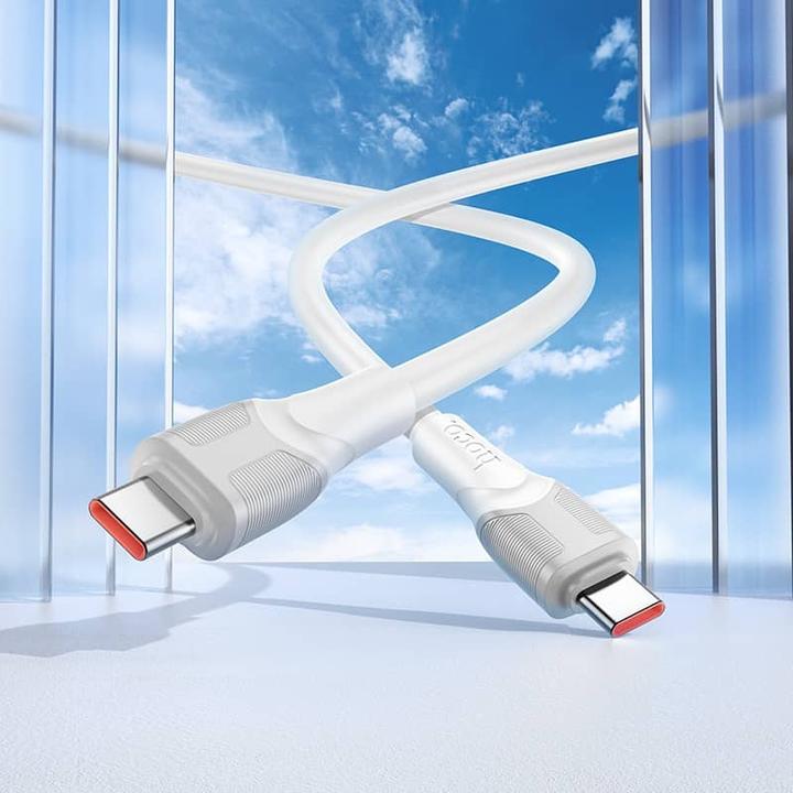 Produktbild Hoco X106 Big bull 240W charging data cable Typ-C auf Typ-C, weiss, 2 Meter (2 m, 240 W)